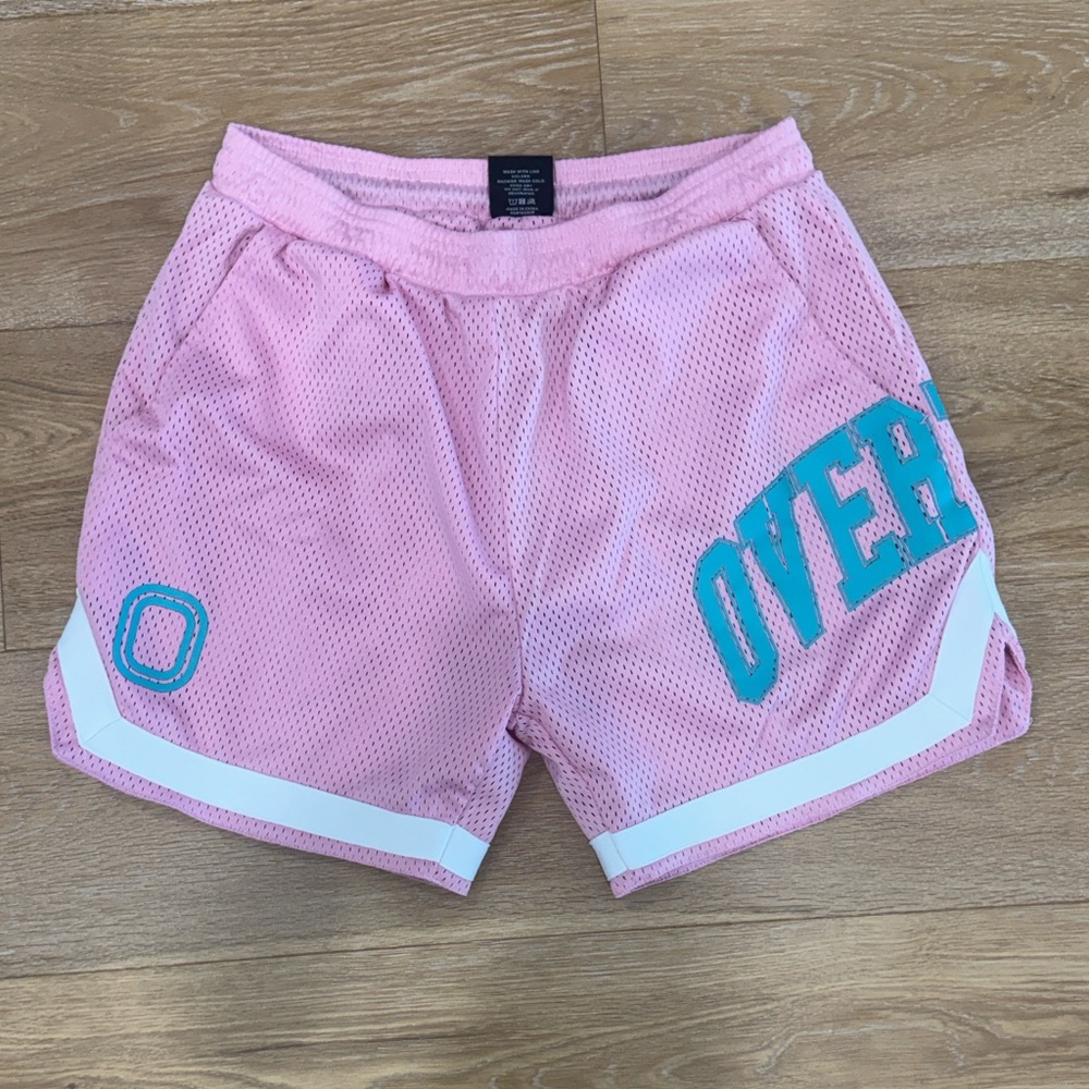 Overtime Pink Mesh Men's Athletic Shorts